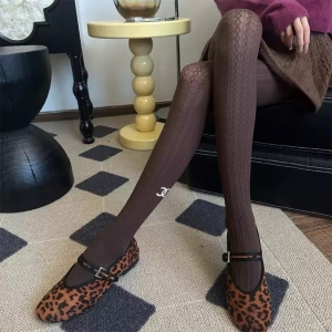 Women's Monogram Velvet Pantyhose 